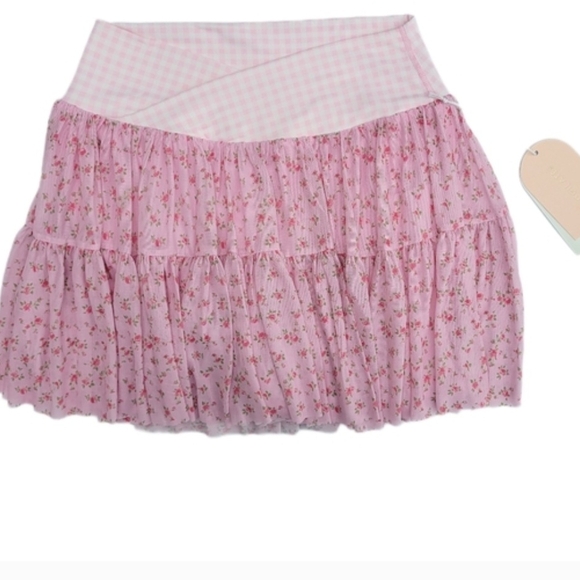 Pink Floral Skort - Picture 7 of 10